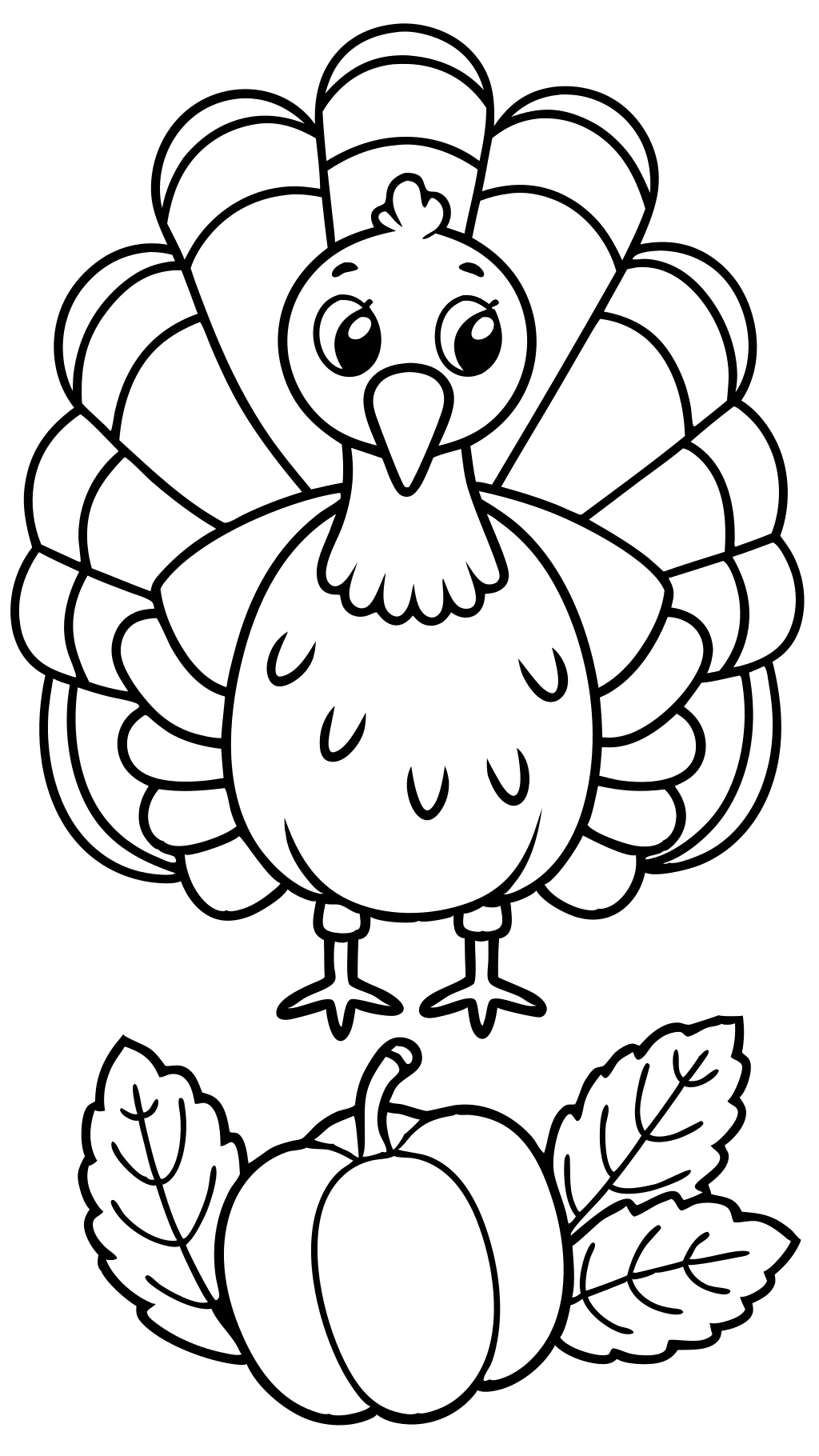 turkey coloring pages for kids